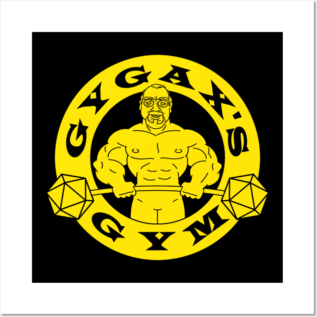 Gygax's Gym Gold Wall Art by KidCrying